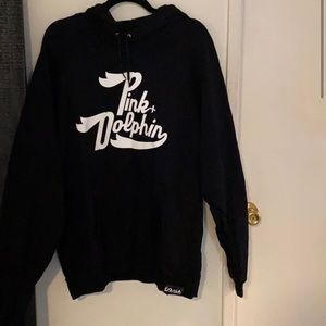 Pink Dolphin black oversized hoodie